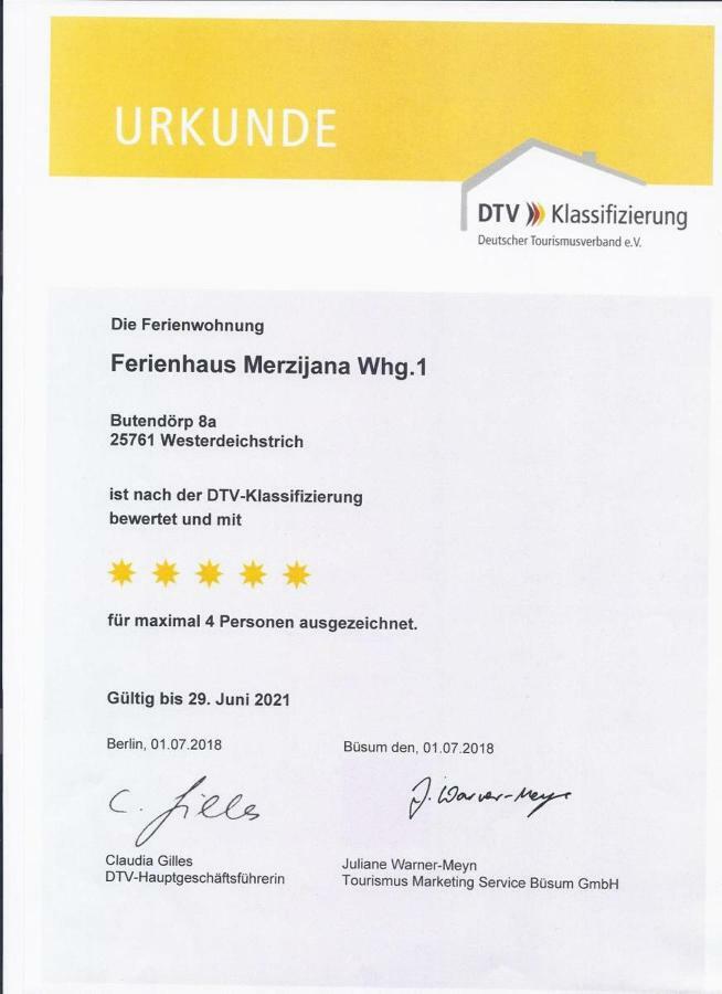 Ferienhaus Merzijana Büsum Kültér fotó
